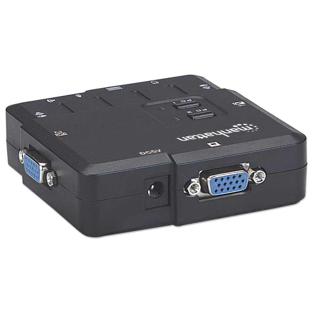 EAN 766623151252 - Manhattan 151252 interruptor KVM Negro imagen 5