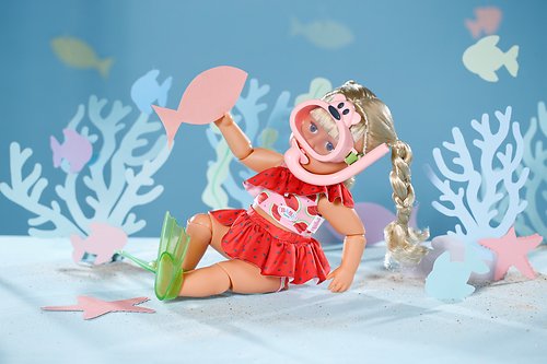 Zapf Creation Baby Born® Set Snorkel 43cm, Accesorios Muñeca 43 Cm 840771