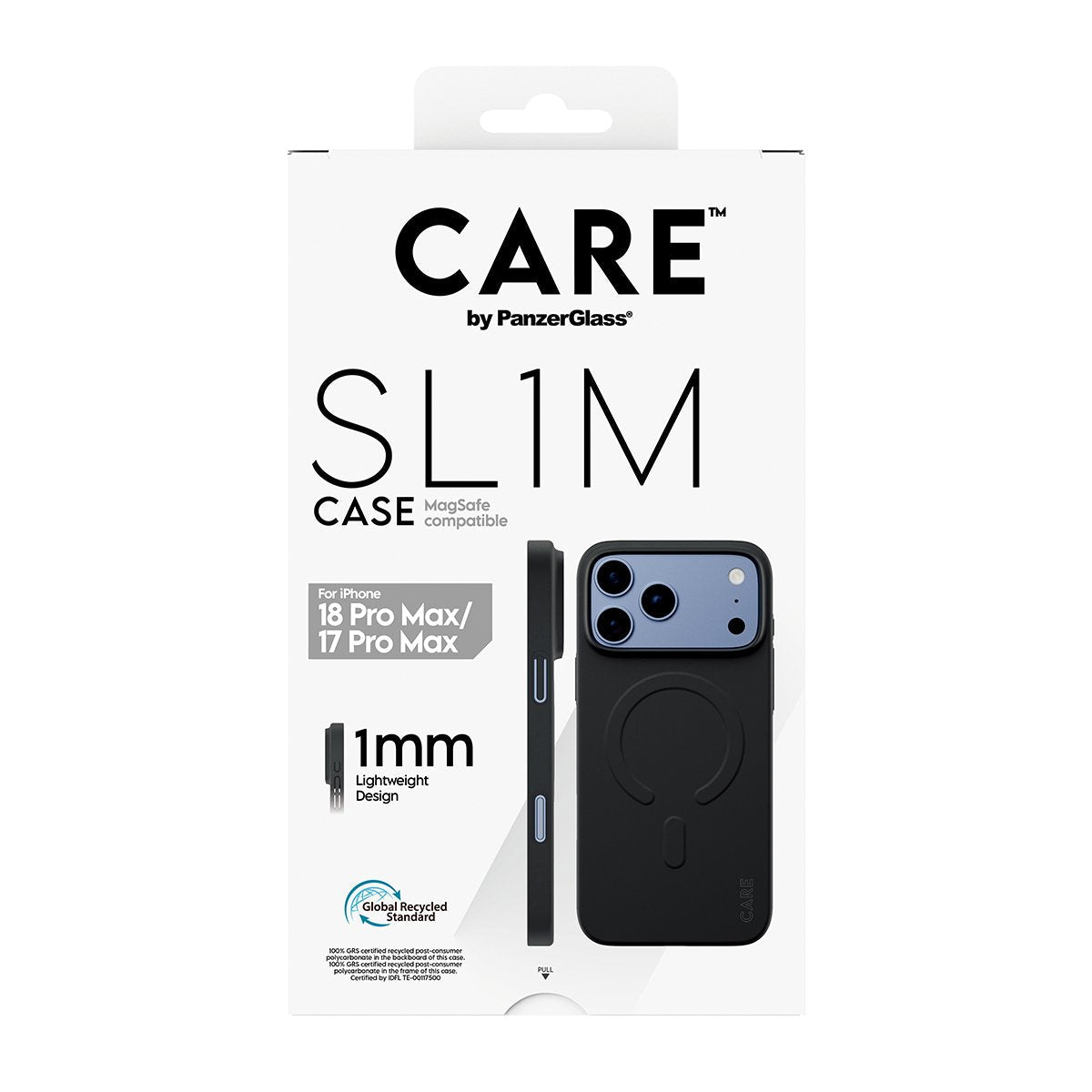 Care By Panzerglass Sl1m Case Negro M. Magsafe Iphone 17 Pro Max