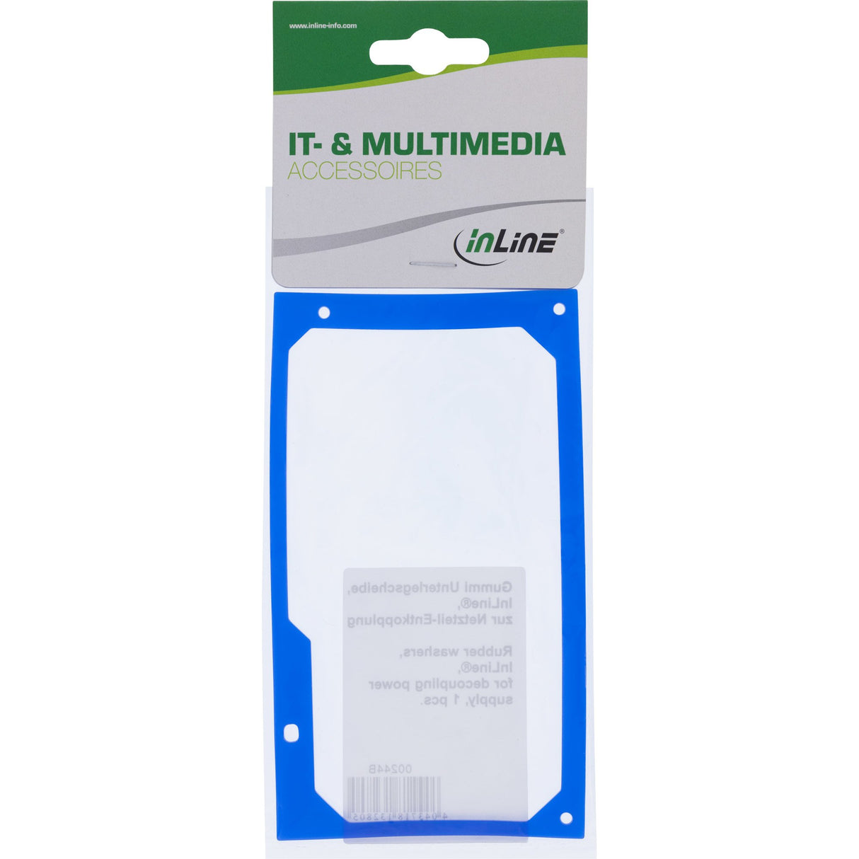 EAN 4043718132805 - InLine 00244B kit de montaje Azul Silicona imagen 3