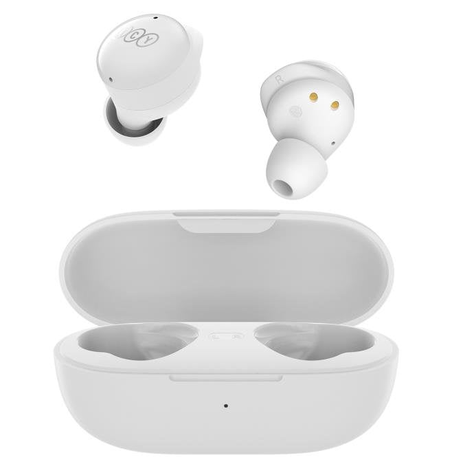 Auriculares Bluetooth Qcy T17 Tws Blanco