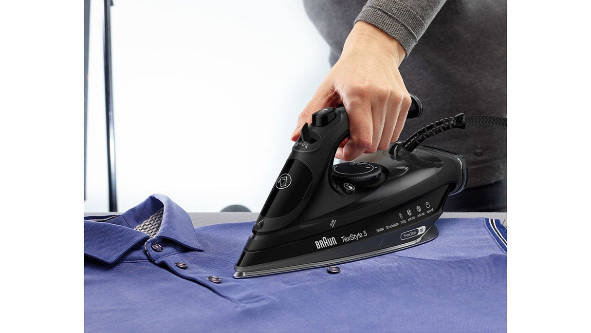 EAN 8021098000392 - Braun TexStyle 5 SI 5088 BK Plancha vapor-seco EloxalPlus soleplate 2800 W Negro imagen 3