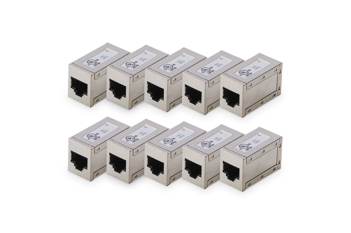 EAN 4016032495024 - Digitus AT-AG-8-8-C6S-10 cambiador de género para cable RJ-45 Plata imagen 1
