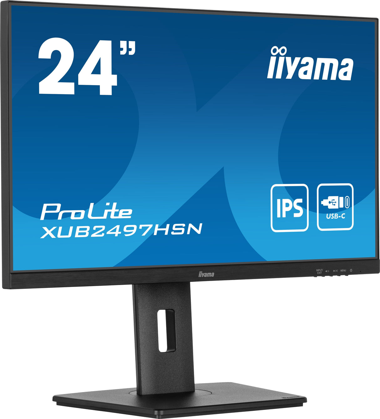 Monitor Iiyama 60,5cm 23,8" Xub2497hsn-B2 16:9 Hdmi+Dp+Usb-C Lift