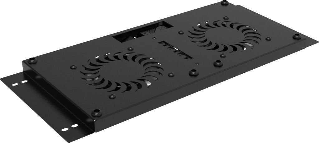 Ip55 2+2 Fans, Analog Thermostat Rack Mount Fan