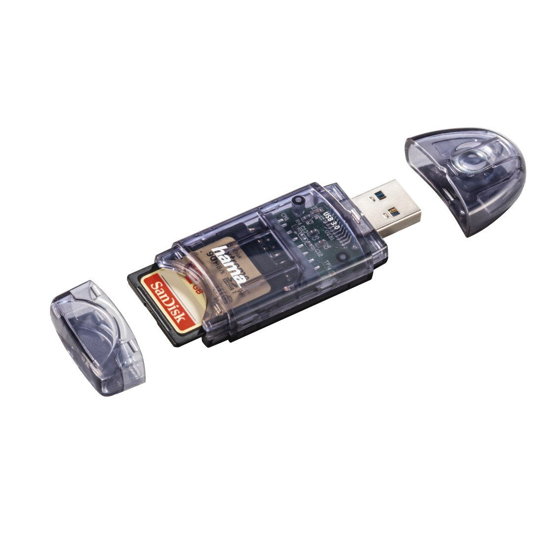 EAN 4047443439314 - Hama 00124194 lector de tarjeta USB Antracita imagen 2