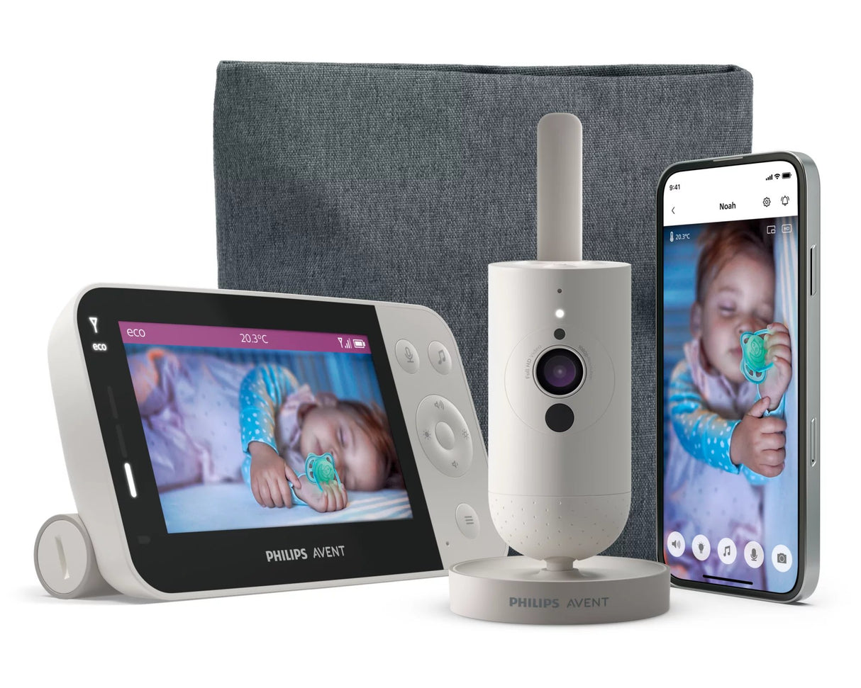 EAN 8720689039536 - Philips AVENT SCD953/26 video-monitor para bebés 400 m Wi-Fi Gris, Blanco imagen 1