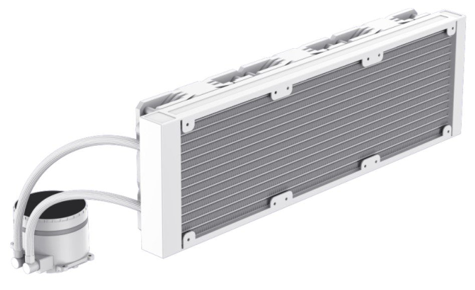 Gamemax Cpu Liquid Cooler Iceburg 360 Infinity White