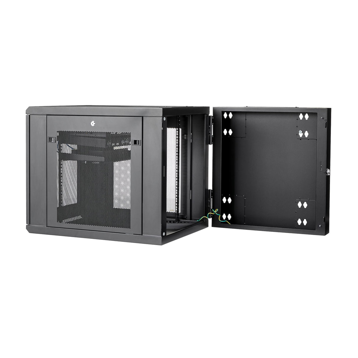 EAN 65030870436 - StarTech.com RK1232WALHM armario rack Bastidor de pared Negro imagen 5