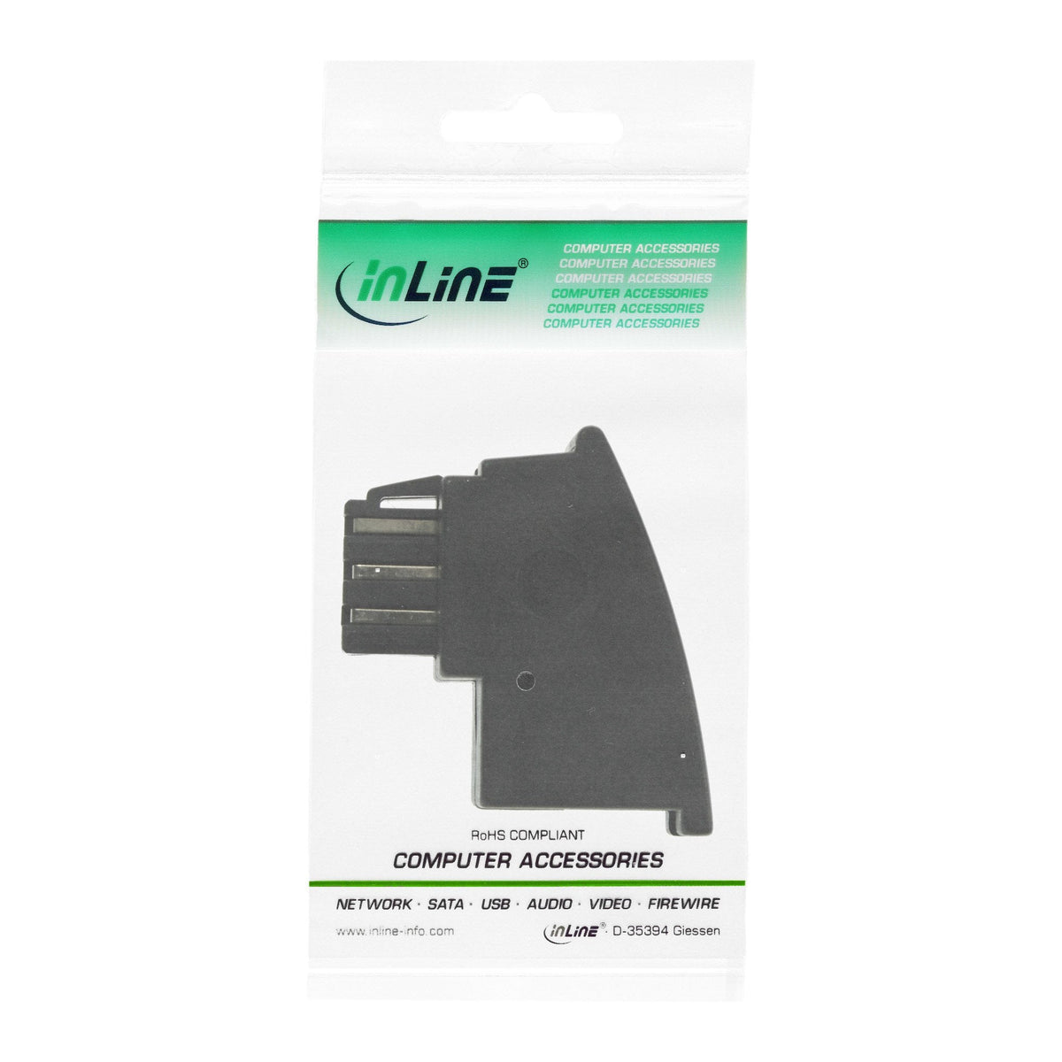 Inline Tae-F German Adapter Tae-F German Macho Auf Rj11 Hembra