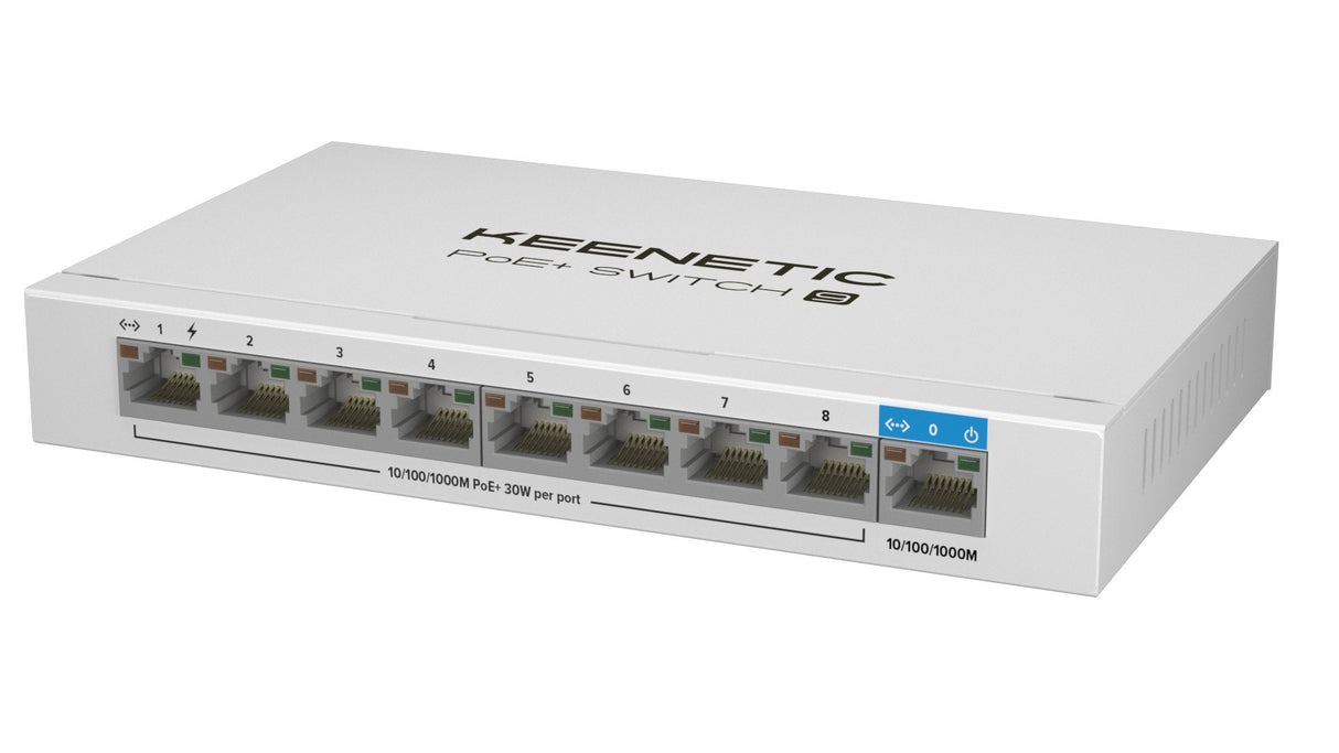Keenetic Poe+ Switch 9 Cpnt (Kn-4710) Switch 1 Porta 1gbps +