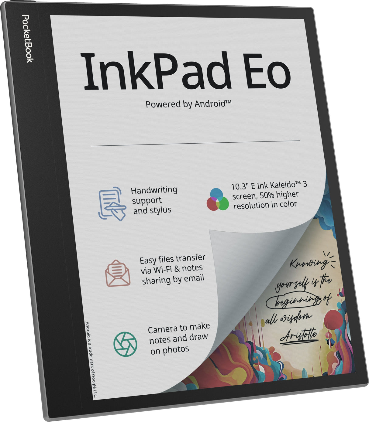 EAN 7640152097379 - PocketBook InkPad Eo - Mist Grey lectore de e-book Pantalla táctil 64 GB Wifi Negro, Gris imagen 8