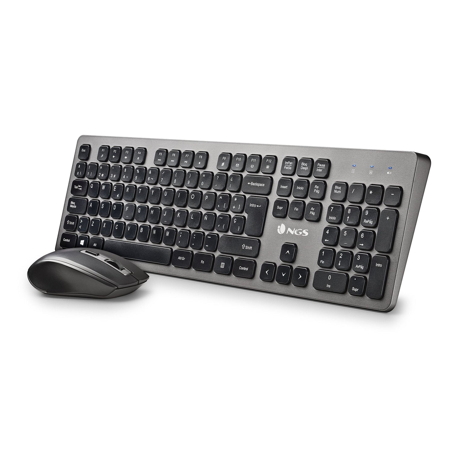Teclado Y Ratón Inalámbricos Ngs Idol Kit