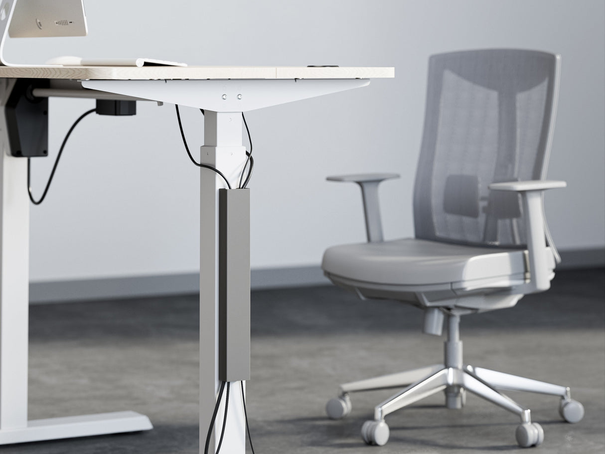 Equip 650864 Organizador De Cables Escritorio Bandeja De Cables Gris