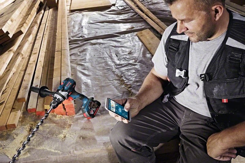 Bosch Gsr 18v-85 C Incl Gcy 30-4 Cordless Drill Driver