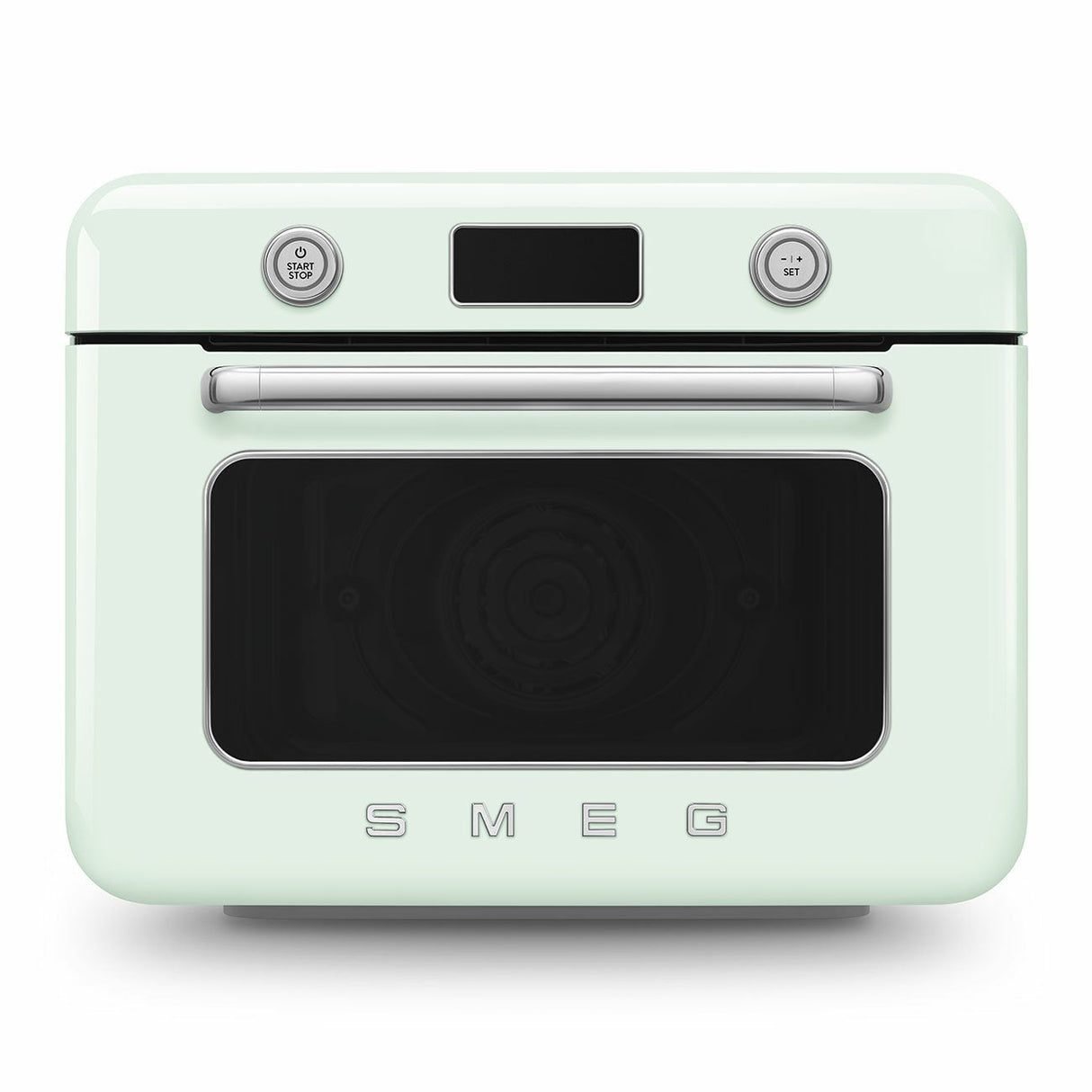 Horno Multifunción De Sobremesa Smeg Estilo Años 50 Con Tecnología Galileo Verde Cof01pgeu