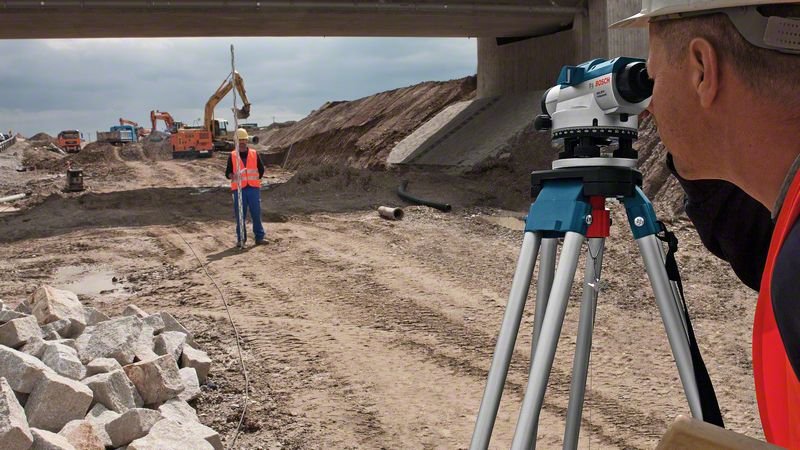 Nivelador Óptico Bosch Professional Gol 32 D Professional Azul, Estuche, Unidad De Medida 360 Grados 601068500