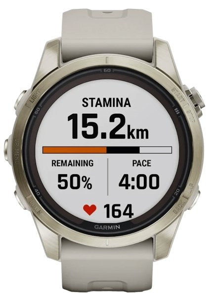 Garmin Fenix 7spro Sapphire Solar -42mm - Light Sand Soft Go