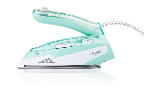 Plancha Eta Sophia Eta127190000 De Vapor De Viaje, 1100 W, Verde Blanco