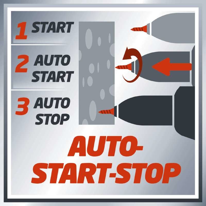 Atornillador Para Paneles De Yeso Einhell Th-Dy 500 E (Rojo/Negro, 500 Vatios) 4259905