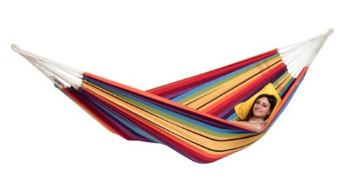 Hamaca De Camping Amazonas Hammock Barbados Rainbow Az-1018160, Az-1018160