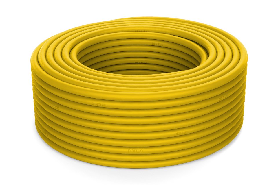 EAN 4016032462828 - Digitus DK-1743-A-VH-1 cable de red Amarillo 100 m Cat7a S/FTP (S-STP) imagen 2