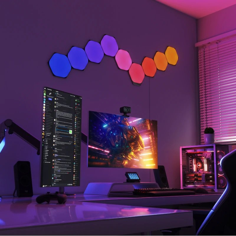 EAN 4897105335931 - Nanoleaf NL42-0102HX-9PK iluminación inteligente Panel inteligente Wi-Fi imagen 2