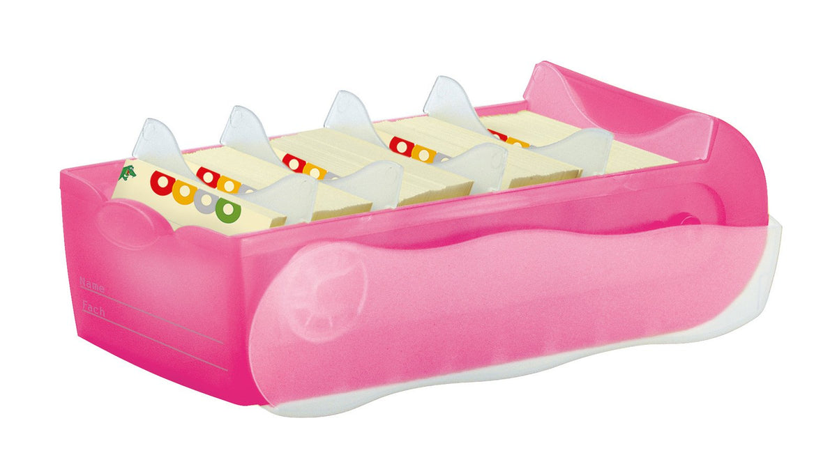 Han Karteikasten Din A8 Para 500 Karteikarten Rosa