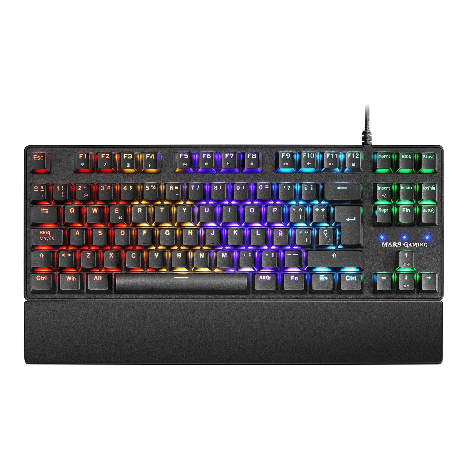 EAN 4718009158528 - Mars Gaming MKXTKLBES teclado Juego USB QWERTY Negro imagen 1