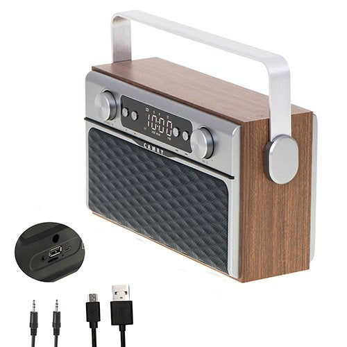EAN 5902934839143 - Camry Premium Radio CR 1183 Portátil Digital Aluminio, Negro, Madera imagen 4