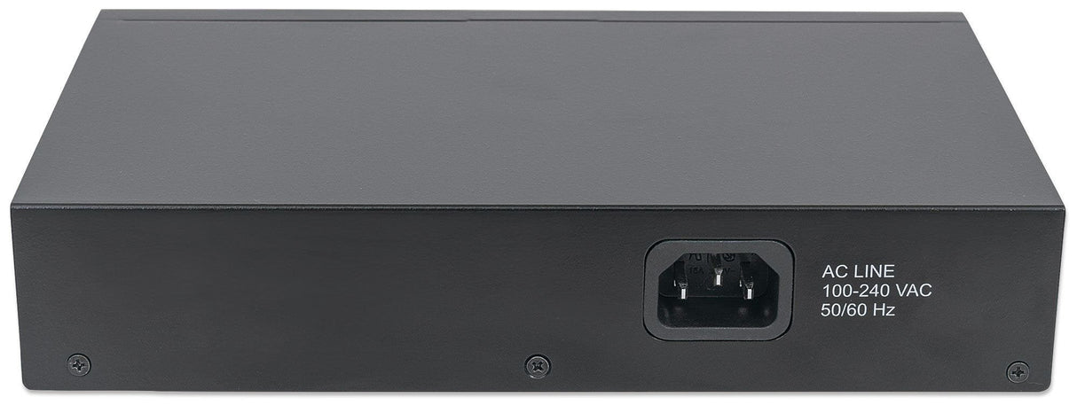 EAN 0766623561068 - Intellinet 561068 switch No administrado L2 Gigabit Ethernet (10/100/1000) 1U Negro imagen 4