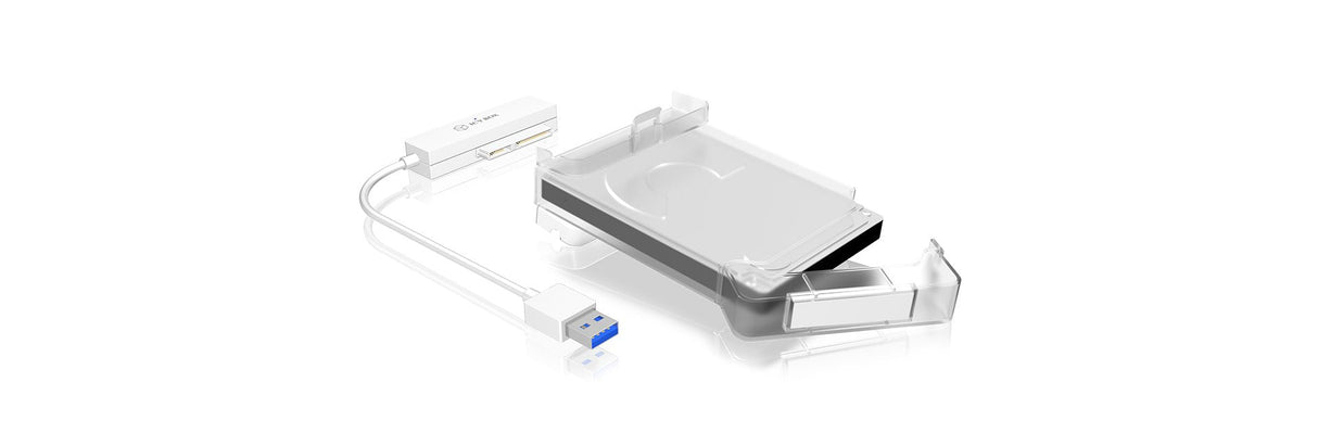 Adaptador Cable Icybox 6,3cm Satai-Iii Ssd -> Usb 3.0 9,5mm
