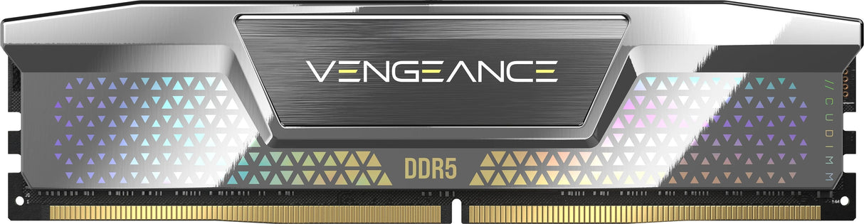 Memoria Corsair 48 Gb Ddr5-8400 2x 24 Gb Kit Dual, Ram Plateada, Cmkc48gx5m2x8400c40, Vengeance, Intel Xmp Cmkc48gx5m2x8400c40