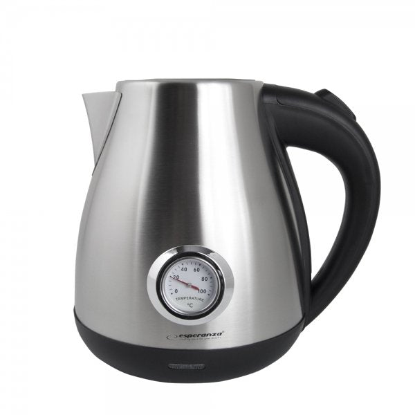 EAN 5901299956755 - Esperanza EKK029 tetera eléctrica 1,7 L 2200 W Negro, Acero imagen 2