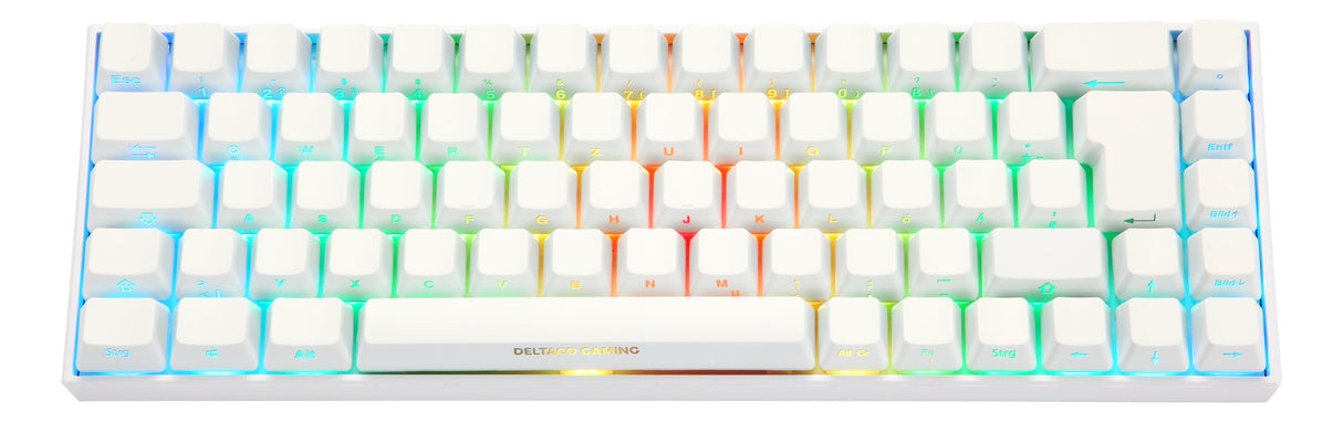 Deltaco Gaming Teclado Wk95r Wireless, Rgb, Blanco