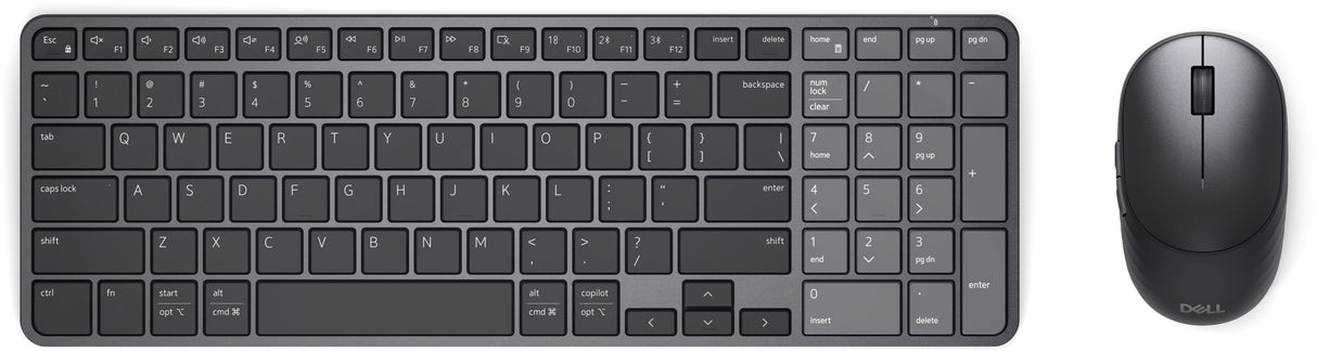 Dell Pro 7 Rechargeable Compact Keyboard And Mouse - Km746 - Spanish (Qwerty)
