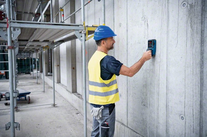 Bosch Professional Escáner De Pared D-Tect 200 C Professional, 12 V, Dispositivo De Seguimiento Azul/Negro, Batería De Iones De Litio De 2,0 Ah, En L-Boxx 601081601