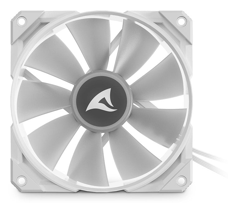 EAN 4044951040162 - Sharkoon F50 Carcasa del ordenador Ventilador 12 cm Gris, Blanco imagen 1