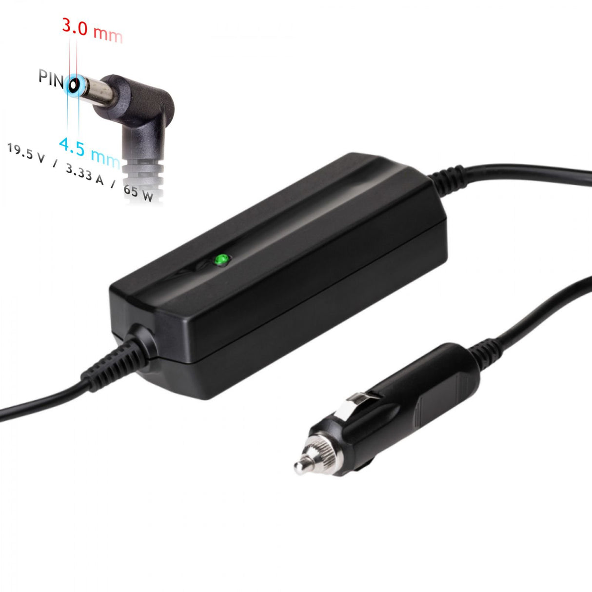 EAN 5901720133649 - Akyga AK-ND-40 adaptador e inversor de corriente Auto 65 W Negro imagen 2