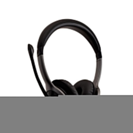 EAN 662919104547 - V7 HU521-2EP auricular y casco Auriculares Alámbrico Diadema Oficina/Centro de llamadas Negro, Plata imagen 3
