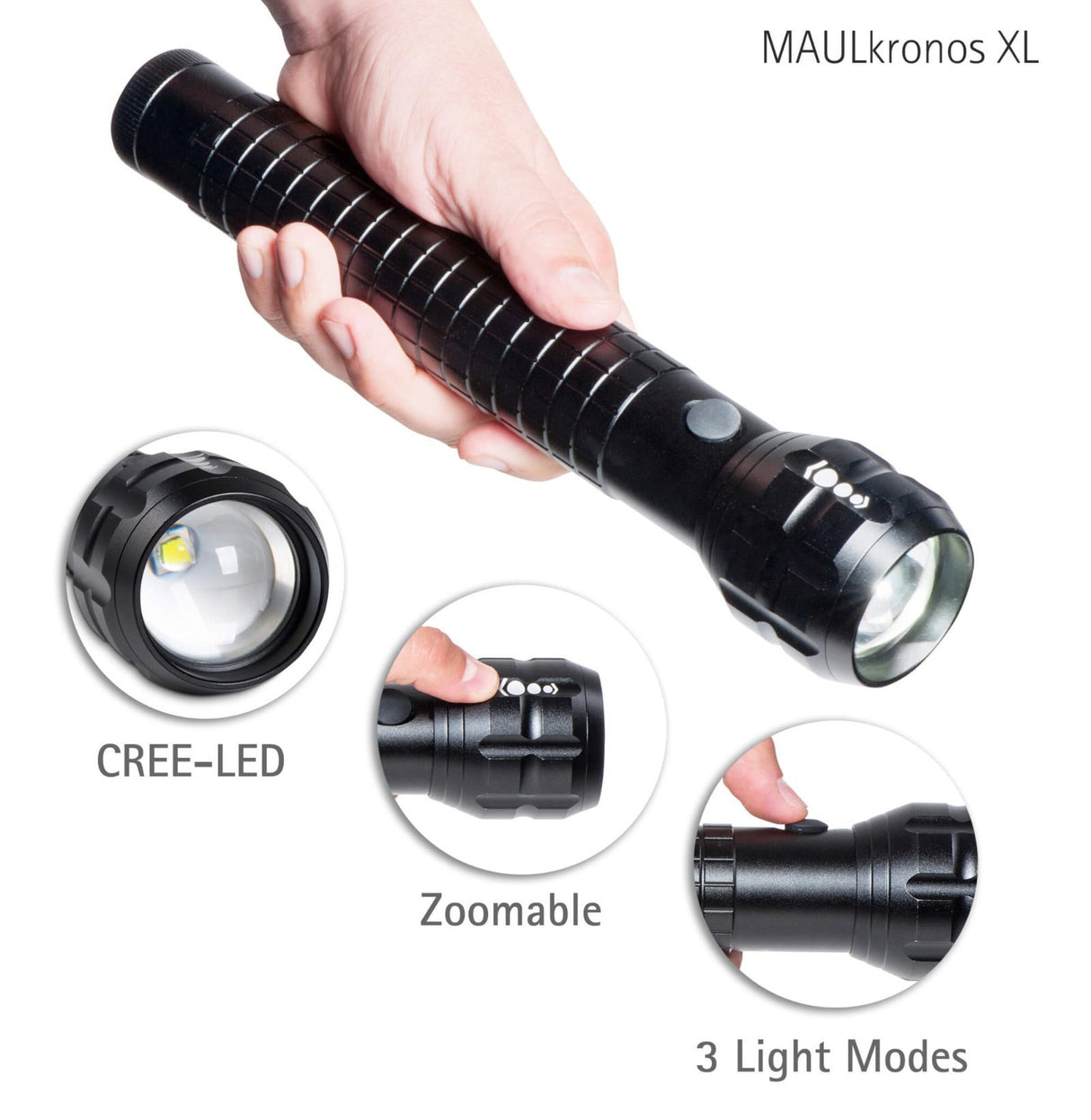 EAN 4002390066075 - MAUL 8182090 linterna Negro imagen 2