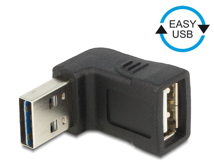 Delock Adaptador Easy-Usb 2.0-A Macho > Usb 2.0-A Hembra Acodado
