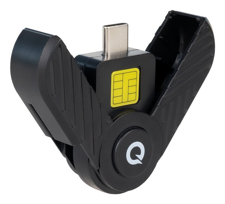 EAN 8433281016293 - TooQ TQR-3011B lector de tarjeta inteligente USB Tipo C imagen 2