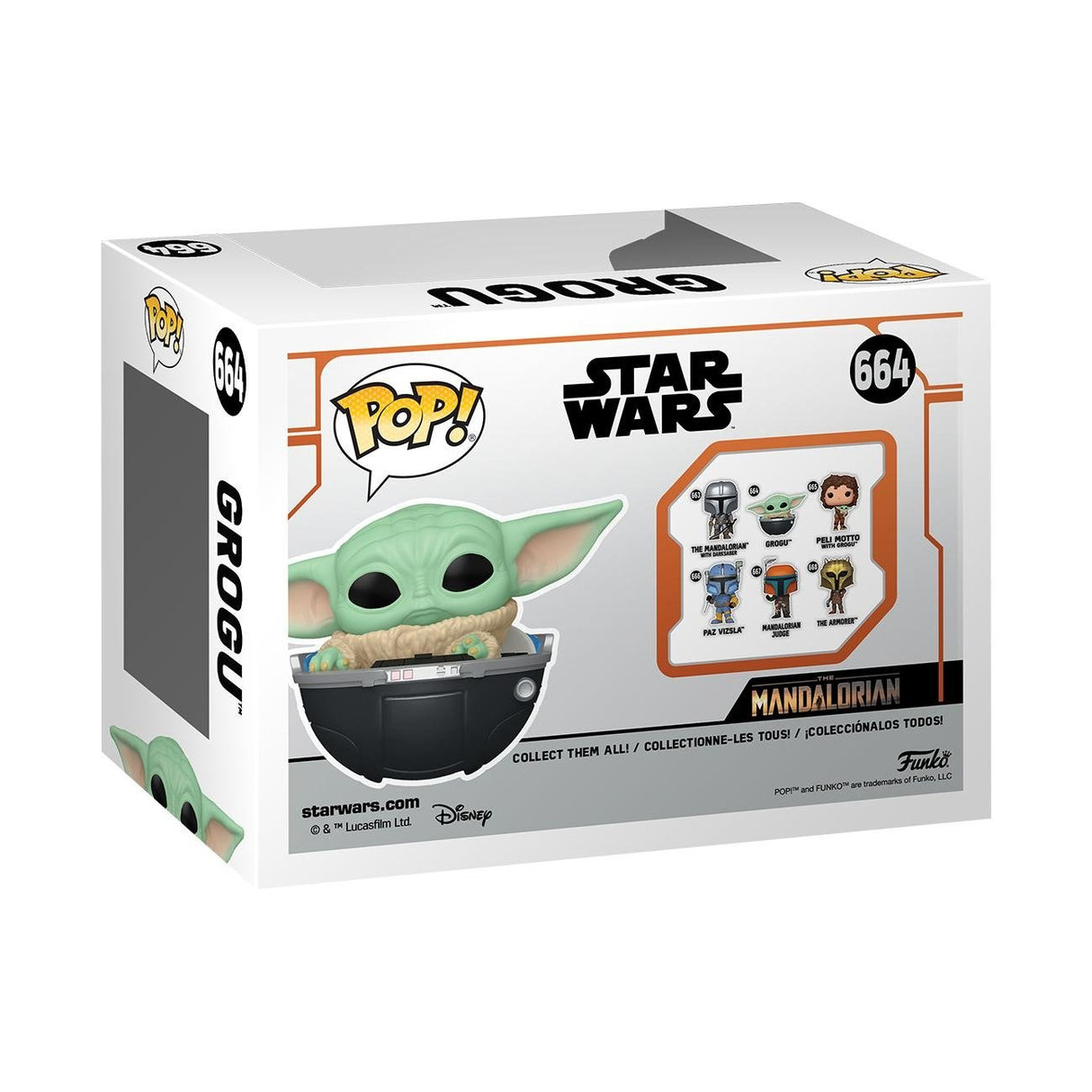 EAN 0889698765510 - FUNKO POP! Grogu in Hovering Pram imagen 3