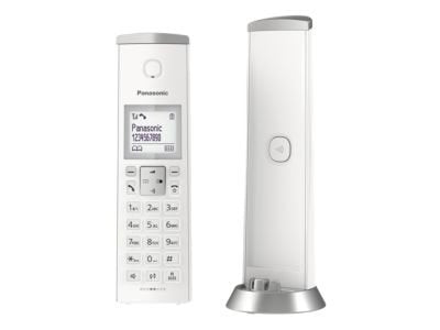 Teléfono Panasonic Kx-Tgk212sp Dect Identificador De Llamadas Plata, Blanco
