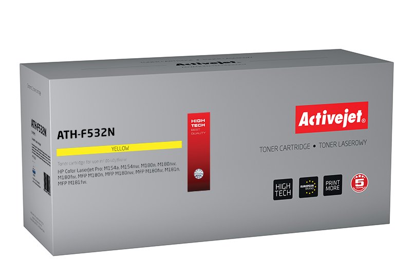EAN 5901443110330 - Activejet ATH-F532N cartucho de tóner 1 pieza(s) Compatible Amarillo imagen 1