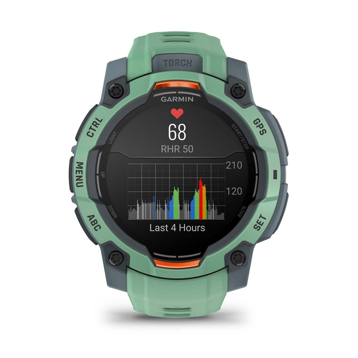 Garmin Instinct 3 Amoled 45mm Verde Con Correa Verde - Reloj Inteligente Con Gps