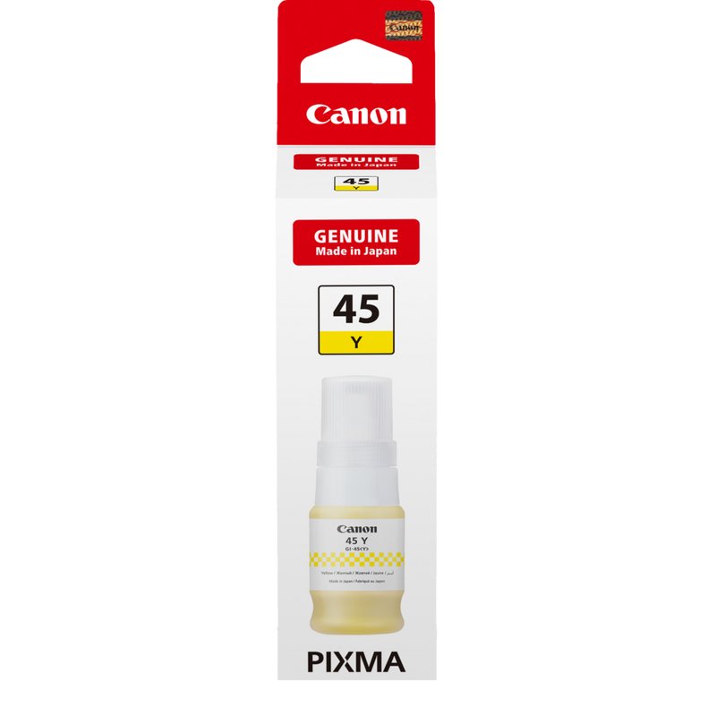 EAN 4549292222357 - Canon GI-45Y cartucho de tinta 1 pieza(s) Original Amarillo imagen 2