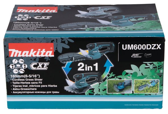 Makita Um600dzx Tijera De Césped Inalámbrica Negro, Azul 12 V