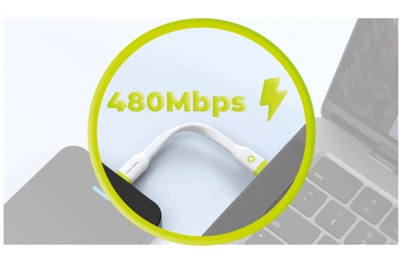 Mobile Origin Compact Cable Usb-C To Usb-C White 10cm